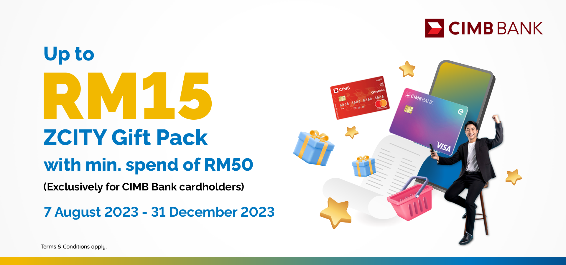 RM15 ZCITY Giftpack with CIMB Cards